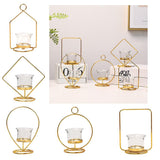 Maxbell Tealight Candle Holder Geometric Candlestick Crafts Decor Square Shape - Aladdin Shoppers