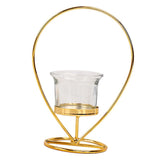 Maxbell Tealight Candle Holder Geometric Candlestick Crafts Decor Water Drop Shape - Aladdin Shoppers