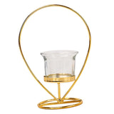 Maxbell Tealight Candle Holder Geometric Candlestick Crafts Decor Water Drop Shape - Aladdin Shoppers