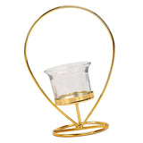 Maxbell Tealight Candle Holder Geometric Candlestick Crafts Decor Water Drop Shape - Aladdin Shoppers