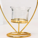 Maxbell Tealight Candle Holder Geometric Candlestick Crafts Decor Water Drop Shape - Aladdin Shoppers