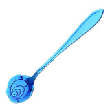 Maxbell Teaspoons Stainless Steel Coffee Tea Spoon Dessert Sugar Spoons Blue 2 - Aladdin Shoppers