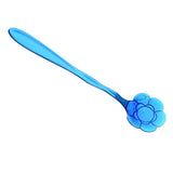 Maxbell Teaspoons Stainless Steel Coffee Tea Spoon Dessert Sugar Spoons Blue 7 - Aladdin Shoppers