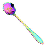 Maxbell Teaspoons Stainless Steel Coffee Tea Spoon Dessert Sugar Spoons Colorful 6 - Aladdin Shoppers