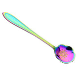 Maxbell Teaspoons Stainless Steel Coffee Tea Spoon Dessert Sugar Spoons Colorful 6 - Aladdin Shoppers