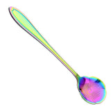 Maxbell Teaspoons Stainless Steel Coffee Tea Spoon Dessert Sugar Spoons Colorful 8 - Aladdin Shoppers