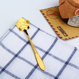 Maxbell Teaspoons Stainless Steel Coffee Tea Spoon Dessert Sugar Spoons Golden 4 - Aladdin Shoppers