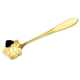 Maxbell Teaspoons Stainless Steel Coffee Tea Spoon Dessert Sugar Spoons Golden 4 - Aladdin Shoppers