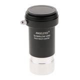 Maxbell Telescope Eyepiece Barlow Lens 5X Magnification 1.25inch 3-Element Design Top & Bottom Cover Universal - Aladdin Shoppers
