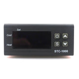 Maxbell Temperature Controller STC-1000 Digital Outlet Thermostat, Pre-wired, 2 Stage Heating and Cooling Mode, 24V 10A - Aladdin Shoppers
