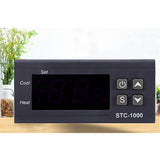 Maxbell Temperature Controller STC-1000 Digital Outlet Thermostat, Pre-wired, 2 Stage Heating and Cooling Mode, 24V 10A - Aladdin Shoppers