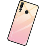 Maxbell Tempered Glass Gradient Color Mobile Phone Case Cover for Huawei Nova 4 A - Aladdin Shoppers