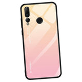 Maxbell Tempered Glass Gradient Color Mobile Phone Case Cover for Huawei Nova 4 A - Aladdin Shoppers