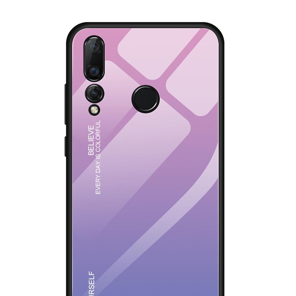 Maxbell Tempered Glass Gradient Color Mobile Phone Case Cover for Huawei Nova 4 B - Aladdin Shoppers