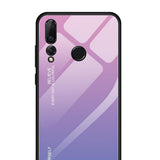 Maxbell Tempered Glass Gradient Color Mobile Phone Case Cover for Huawei Nova 4 B - Aladdin Shoppers