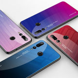 Maxbell Tempered Glass Gradient Color Mobile Phone Case Cover for Huawei Nova 4 B - Aladdin Shoppers