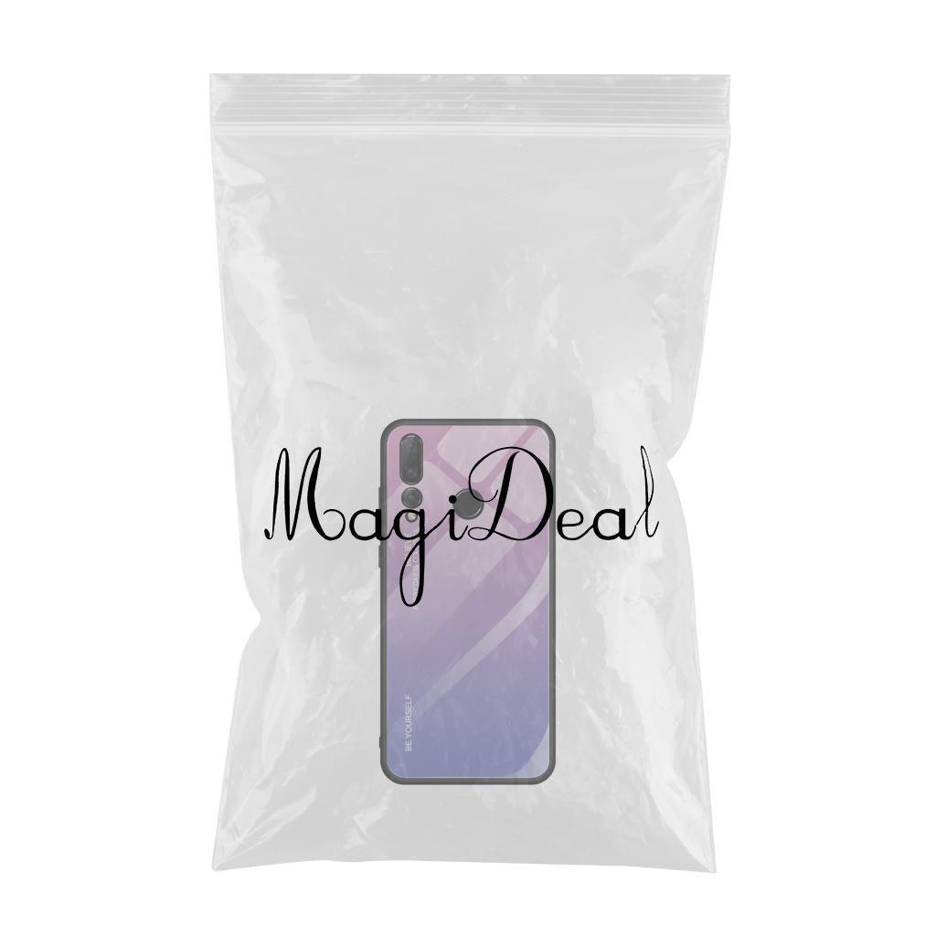 Maxbell Tempered Glass Gradient Color Mobile Phone Case Cover for Huawei Nova 4 B - Aladdin Shoppers