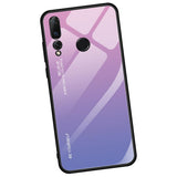 Maxbell Tempered Glass Gradient Color Mobile Phone Case Cover for Huawei Nova 4 B - Aladdin Shoppers