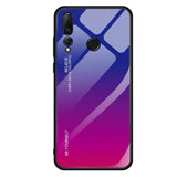 Maxbell Tempered Glass Gradient Color Mobile Phone Case Cover for Huawei Nova 4 D - Aladdin Shoppers