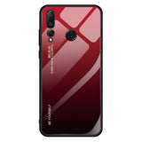 Maxbell Tempered Glass Gradient Color Mobile Phone Case Cover for Huawei Nova 4 E - Aladdin Shoppers