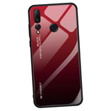 Maxbell Tempered Glass Gradient Color Mobile Phone Case Cover for Huawei Nova 4 E - Aladdin Shoppers