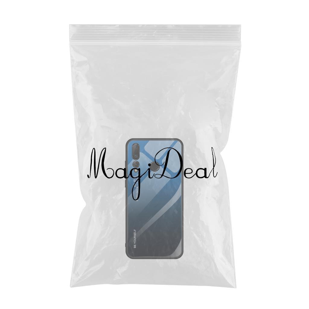 Maxbell Tempered Glass Gradient Color Mobile Phone Case Cover for Huawei Nova 4 G - Aladdin Shoppers
