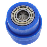 Maxbell Tensioner Wheel Motorcycle Chain Pulley Pit Dirt Roller Slider (Blue) Blue - Aladdin Shoppers