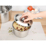 Maxbell Thicken Stainless Steel Hotel Kitchen Tableware Condiment Pot Oil Can 10CM - Aladdin Shoppers