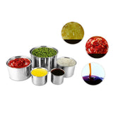 Maxbell Thicken Stainless Steel Hotel Kitchen Tableware Condiment Pot Oil Can 10CM - Aladdin Shoppers