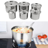 Maxbell Thicken Stainless Steel Hotel Kitchen Tableware Condiment Pot Oil Can 10CM - Aladdin Shoppers