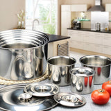 Maxbell Thicken Stainless Steel Hotel Kitchen Tableware Condiment Pot Oil Can 10CM - Aladdin Shoppers