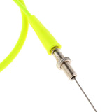 Maxbell Throttle Cable Wire Assembly Universal Stainless Braided Steel Yellow - Aladdin Shoppers