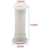 Maxbell Thru-Hull Connector 3/4" White for Transom Motorwell Livewell or Baitwell - Aladdin Shoppers