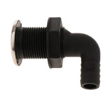 Maxbell Thru Hull Fitting Marine Boat Hose With Stainless Rim for Marine 13mm - Aladdin Shoppers