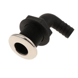 Maxbell Thru Hull Fitting Marine Boat Hose With Stainless Rim for Marine 13mm - Aladdin Shoppers