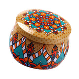 Maxbell Tinplate Box Cookies Candy Storage Jar for Christmas Wrapping Gifts Autumn - Aladdin Shoppers