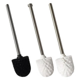 Maxbell Toilet Brush Toilet Scrubber with Stainless Steel Handle White_1 - Aladdin Shoppers