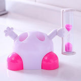 Maxbell Toothbrush Holder Children Tooth Brushing Hourglass 3 Mins Countdown Timer - Aladdin Shoppers