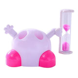 Maxbell Toothbrush Holder Children Tooth Brushing Hourglass 3 Mins Countdown Timer - Aladdin Shoppers
