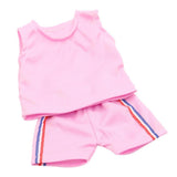 Maxbell Tops Pants Sports Uniform Clothes Dress Up for 18inch Doll Pink - Aladdin Shoppers