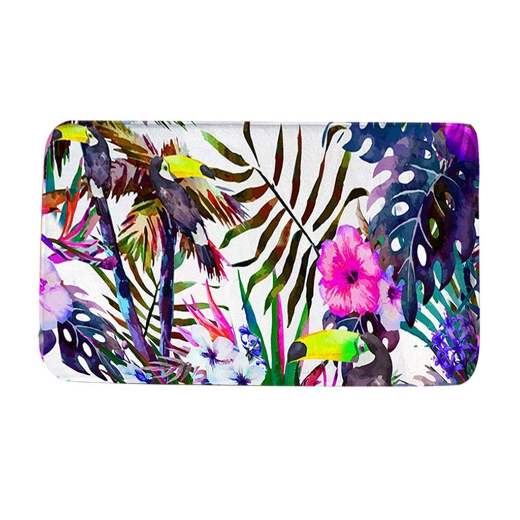 Maxbell Toucan Bathbat Door Mat Floor Rug Bathroom Toliet Non-Slip Carpet Decor A - Aladdin Shoppers