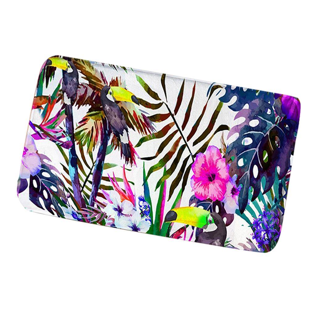 Maxbell Toucan Bathbat Door Mat Floor Rug Bathroom Toliet Non-Slip Carpet Decor A - Aladdin Shoppers