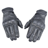 Maxbell Touch Screen Leather Motorcycle Full Finger Gloves Motorbike Racing Moto L - Aladdin Shoppers