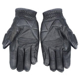Maxbell Touch Screen Leather Motorcycle Full Finger Gloves Motorbike Racing Moto L - Aladdin Shoppers