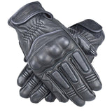 Maxbell Touch Screen Leather Motorcycle Full Finger Gloves Motorbike Racing Moto L - Aladdin Shoppers