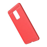 Maxbell TPU Carbon Case Protection Phone Cover for Huawei Mate 20 X Red - Aladdin Shoppers