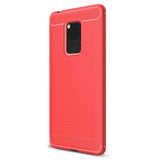 Maxbell TPU Carbon Case Protection Phone Cover for Huawei Mate 20 X Red - Aladdin Shoppers