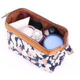 Maxbell Travel Clutch Bag Cosmetic Makeup Pouch Toiletry Organizer Bags Brown - Aladdin Shoppers