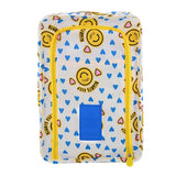 Maxbell Travel Portable Shoes Towels Pouch Storage Organizer Bag Yellow Smiling Face - Aladdin Shoppers