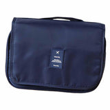 Maxbell Travel Toiletry Unisex Makeup Cosmetic Storage Wash Bag Navy - Aladdin Shoppers